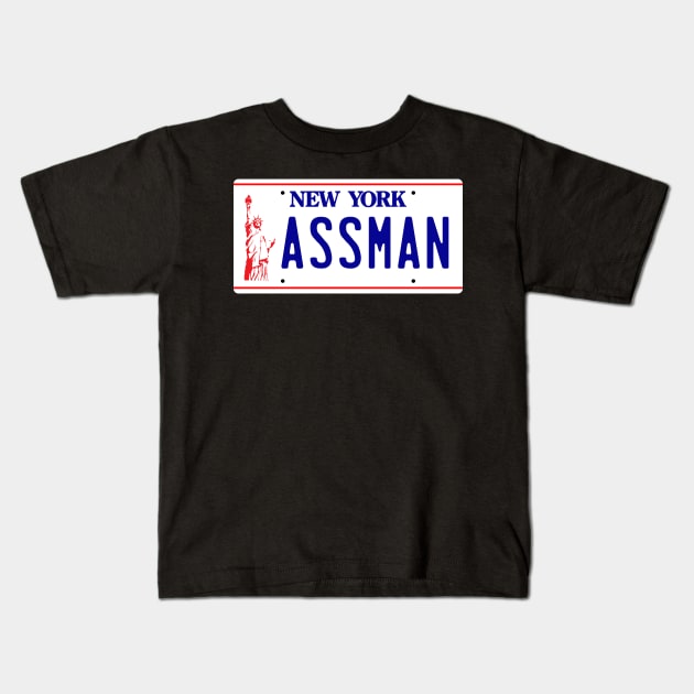 ASSMAN Kids T-Shirt by old_school_designs